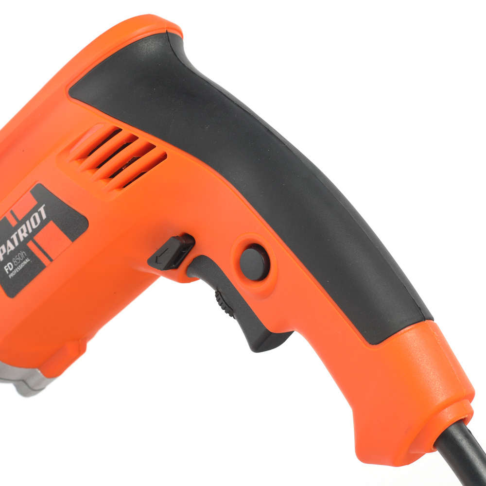 Дрель электрическая ударная PATRIOT FD 850h, с ударом, мощность 850Вт,0-2700об/мин,43200 уд/мин, макс.диаметр 13мм, глубиномер + дополнительная ручка МОТОУДАЧА. Магазин мототехники и садового инвентаря в Калуге