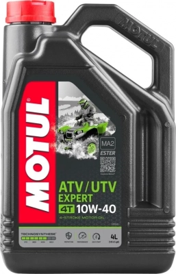 MOTUL ATV-UTV EXPERT 4T 10w40 4л. /Technosynthese®/ для квадроцикл. (масло моторн.) МОТОУДАЧА. Магазин мототехники и садового инвентаря в Калуге