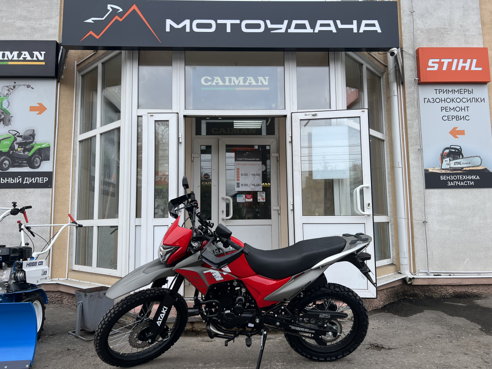 Мотоцикл ATAKI CROSSER 300 (4T PR300) ПТС Красный МОТОУДАЧА. Магазин мототехники и садового инвентаря в Калуге