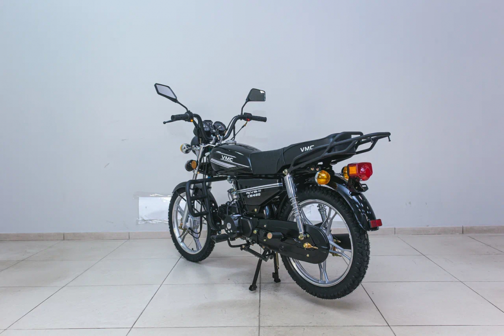 Мопед VMC RIVA II CM48Q 48см3 (110) дуги Чёрный МОТОУДАЧА. Магазин мототехники и садового инвентаря с доставкой по всей России