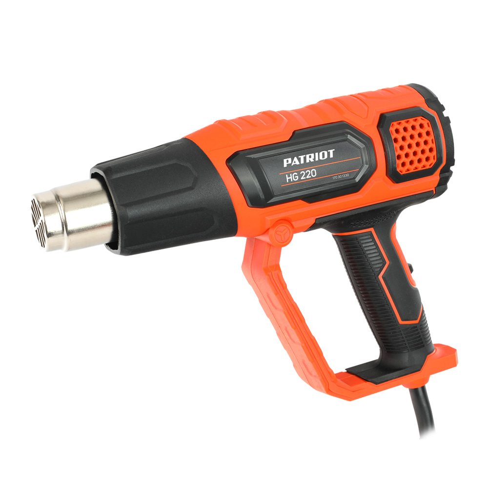 Фен технический PATRIOT HG 220, мощность 2000 Вт; ЖК дисплей, плавная регулировка температуры; стационарное положение; 5 насадок; кейс МОТОУДАЧА. Магазин мототехники и садового инвентаря в Калуге