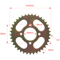 Звезда ведомая KAYO AT110, AU125 (2022-) 420-37 МОТОУДАЧА. Магазин мототехники и садового инвентаря в Калуге