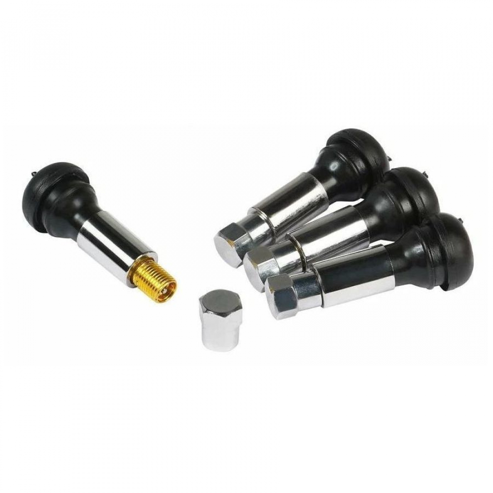 Вентиль для бескамерных шин TR-414C (хром, комплект 4 шт.) МОТОУДАЧА. Магазин мототехники и садового инвентаря в Калуге