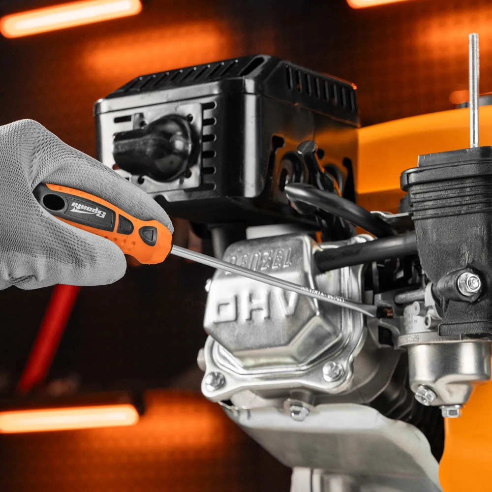 Отвертка "Point", SL5,0х150 мм, CS, 2к рукоятка// Sparta МОТОУДАЧА. Магазин мототехники и садового инвентаря с доставкой по всей России