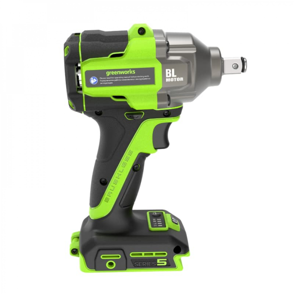 24V Гайковерт ударный акк.IW5500, б/щет, 1/2'', 500Нм, 3 режима, 1х5Ач,ЗУ,кор МОТОУДАЧА. Магазин мототехники и садового инвентаря с доставкой по всей России