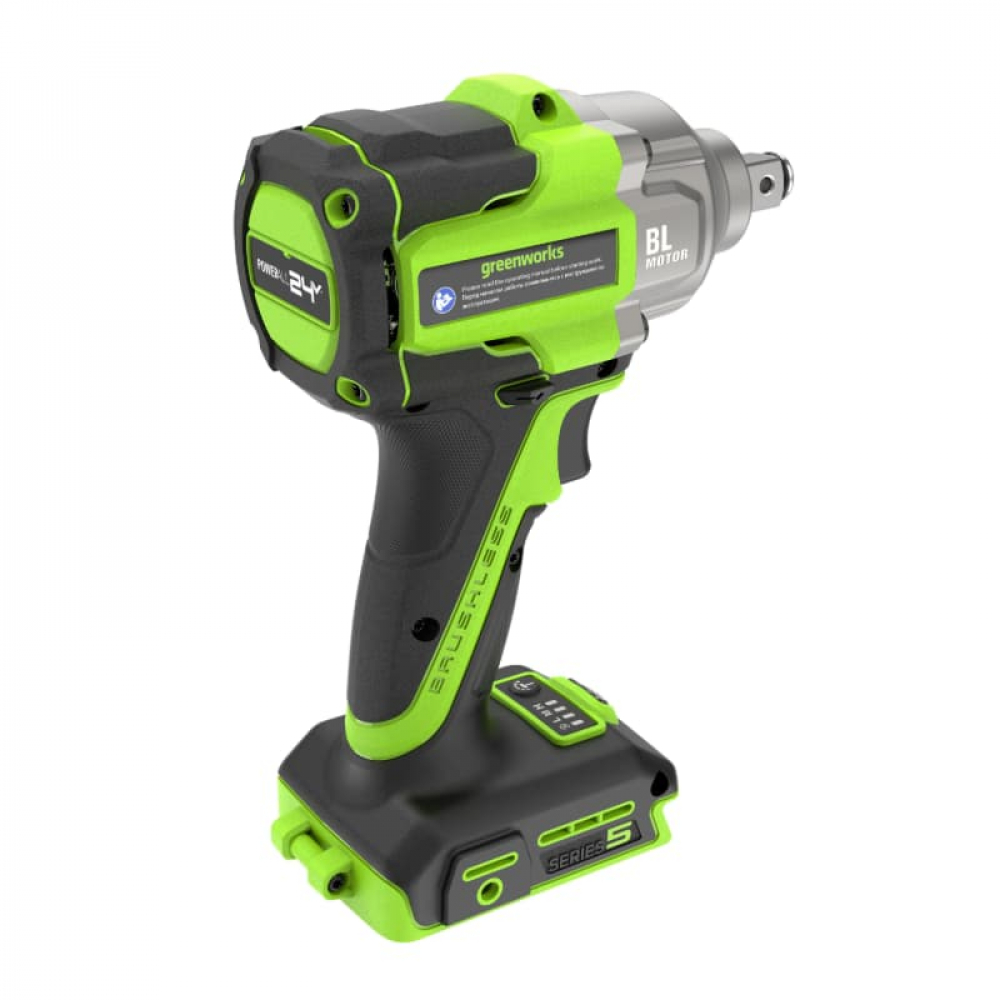 24V Гайковерт ударный акк.IW5500, б/щет, 1/2'', 500Нм, 3 режима, 1х5Ач,ЗУ,кор МОТОУДАЧА. Магазин мототехники и садового инвентаря с доставкой по всей России