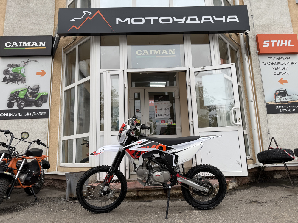 Питбайк KAYO BIG-MINI K140EM 19/16 TT 25 (механ. сцеп. эл. стартер) МОТОУДАЧА. Магазин мототехники и садового инвентаря с доставкой по всей России