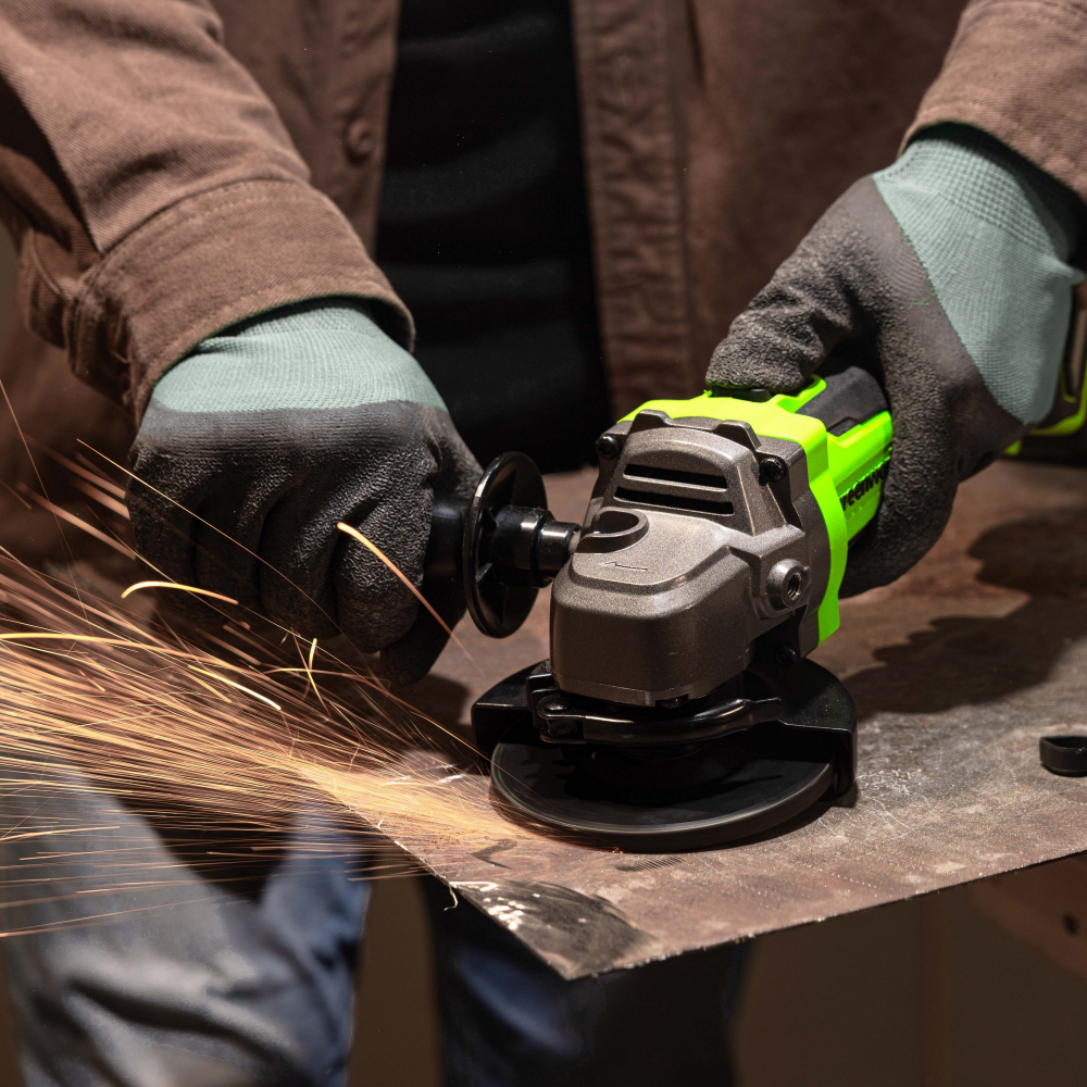 24В Угловая шлифовальная машина аккумуляторная AG590 (без АКБ и ЗУ) МОТОУДАЧА. Магазин мототехники и садового инвентаря с доставкой по всей России