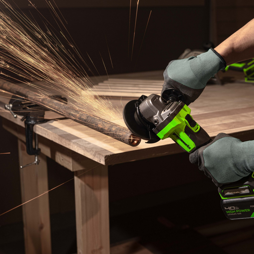 24В Угловая шлифовальная машина аккумуляторная AG590 (без АКБ и ЗУ) МОТОУДАЧА. Магазин мототехники и садового инвентаря с доставкой по всей России