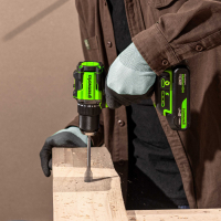 24V Дрель-шуруповерт акк.DD560,б/щет,30/60 Нм,13мм,Anti-kickback,1х2Ач,ЗУ,кор (3708407CUA) МОТОУДАЧА. Магазин мототехники и садового инвентаря с доставкой по всей России