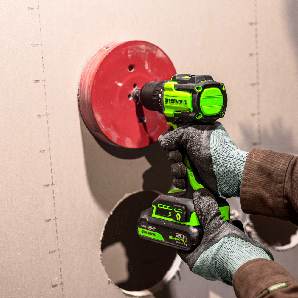 24V Дрель-шуруповерт акк.DD560,б/щет,30/60 Нм,13мм,Anti-kickback,1х2Ач,ЗУ,кор (3708407CUA) МОТОУДАЧА. Магазин мототехники и садового инвентаря с доставкой по всей России