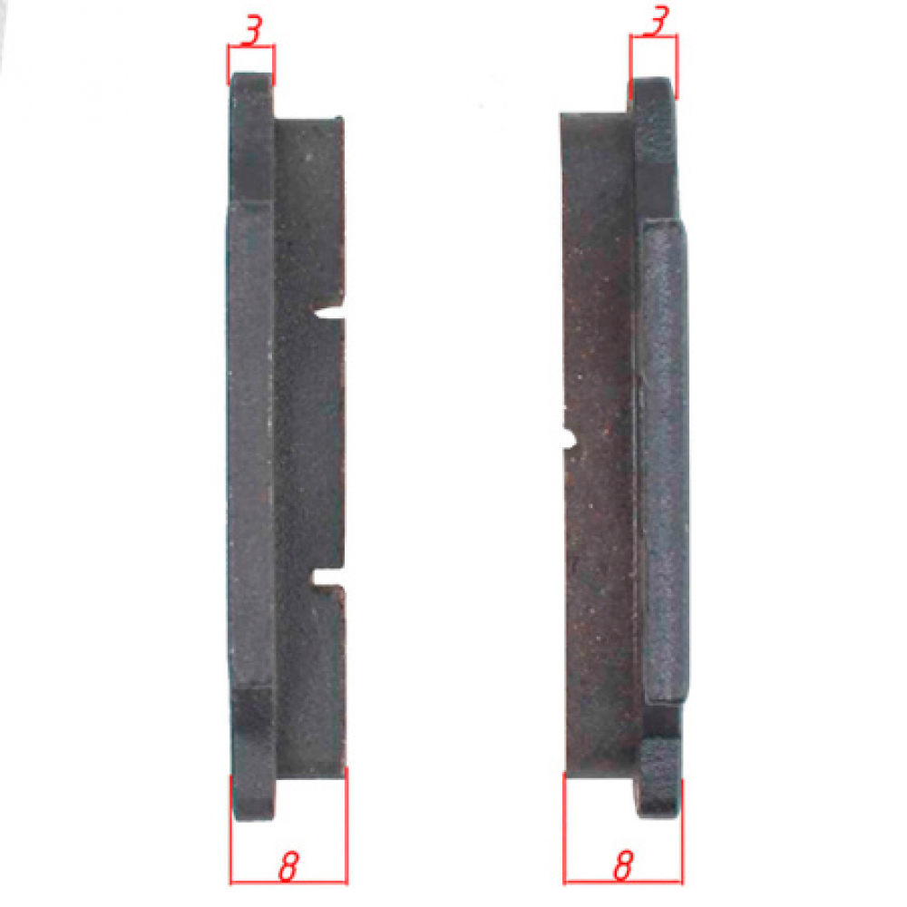 Колодки диск. тормоза зад.KAYO AT110,AU125/150/150CVT,перед.AU150/150CVT/180/200 МОТОУДАЧА. Магазин мототехники и садового инвентаря с доставкой по всей России
