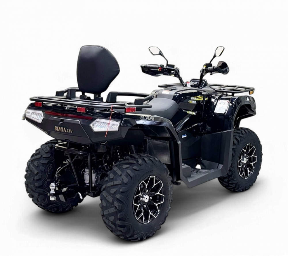 Квадрицикл Bizon YK450A EPS (ПТС) (Черный) 27л.с МОТОУДАЧА. Магазин мототехники и садового инвентаря с доставкой по всей России