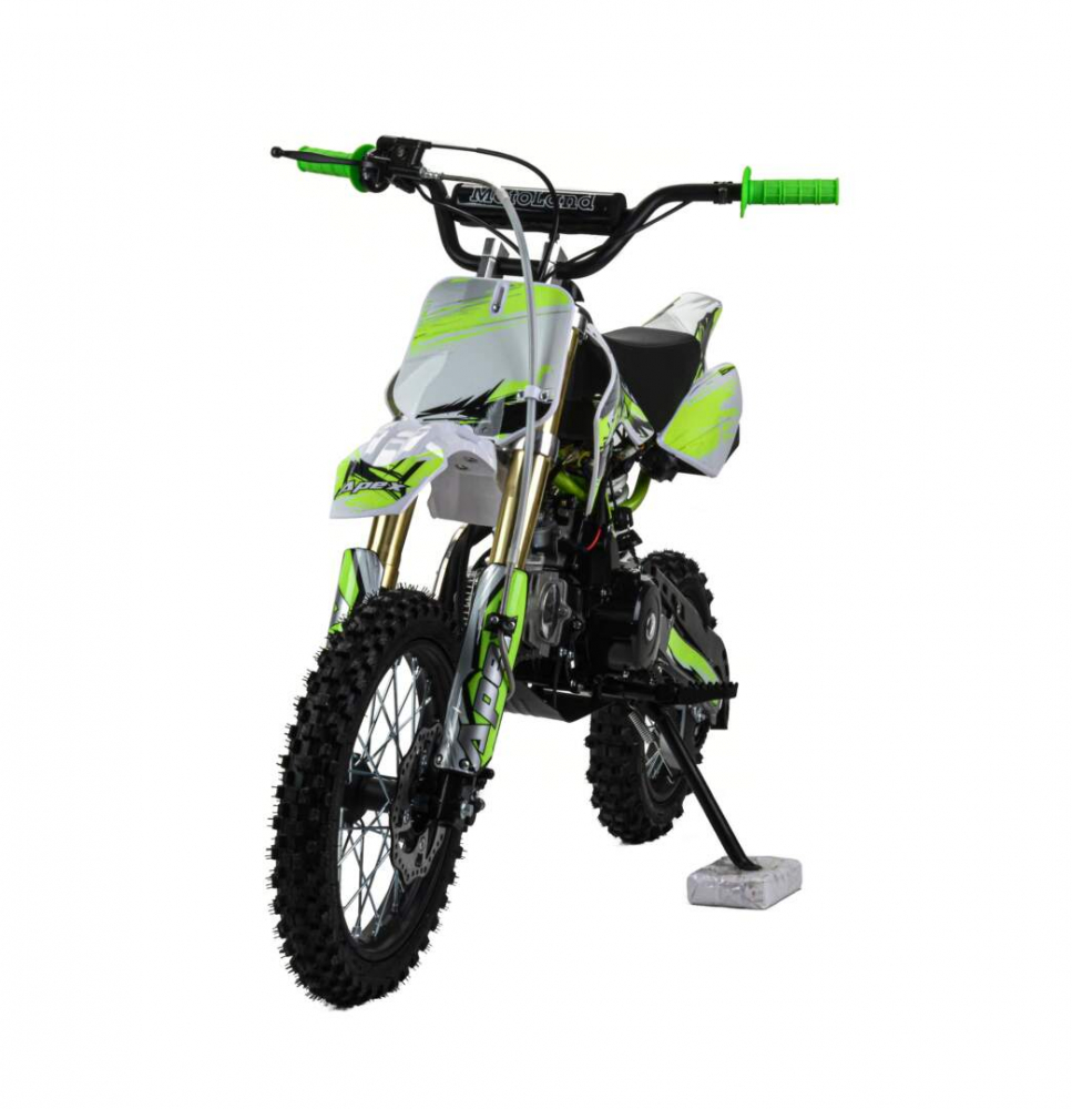 Питбайк Motoland 110 APEX10 E зеленый 14/12 МОТОУДАЧА. Магазин мототехники и садового инвентаря с доставкой по всей России