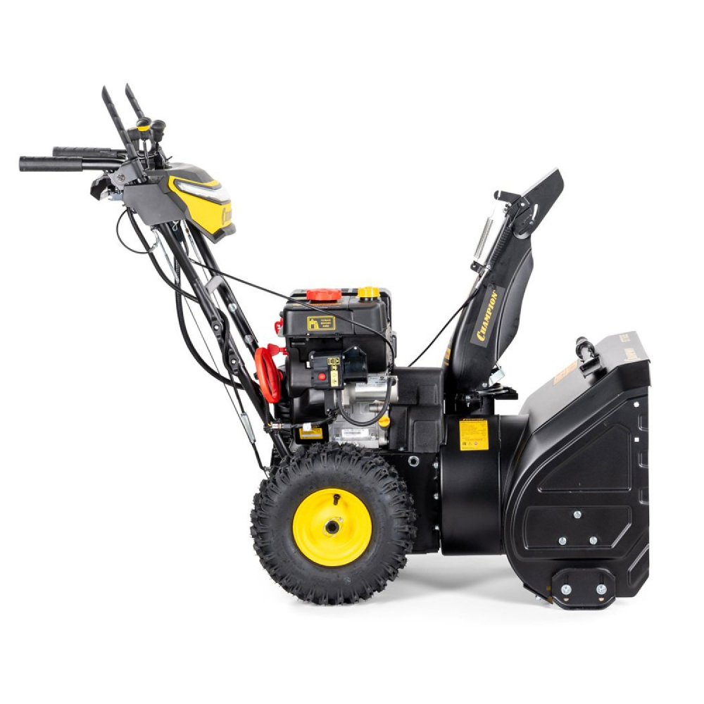 Снегоотбрасыватель CHAMPION ST763E (7лс,62см,6F/2R,колеса,3л,81кг,эл.стартер,фары,обогрев рук, зимн. МОТОУДАЧА. Магазин мототехники и садового инвентаря с доставкой по всей России