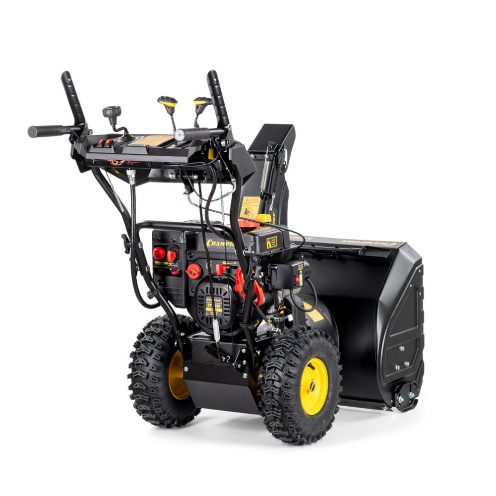 Снегоотбрасыватель CHAMPION ST763E (7лс,62см,6F/2R,колеса,3л,81кг,эл.стартер,фары,обогрев рук, зимн. МОТОУДАЧА. Магазин мототехники и садового инвентаря с доставкой по всей России