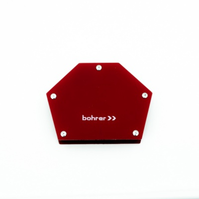 Уголок магнитный для сварки Bohrer S3 30°\45°\60°\75°\90°\135° 25LBS (до 11 кг удержание) (блистер)  МОТОУДАЧА. Магазин мототехники и садового инвентаря с доставкой по всей России