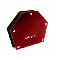 Уголок магнитный для сварки Bohrer S3 30°\45°\60°\75°\90°\135° 25LBS (до 11 кг удержание) (блистер)  МОТОУДАЧА. Магазин мототехники и садового инвентаря с доставкой по всей России