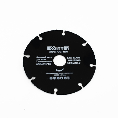 Диск пильный Ritter Multi 125х22,2х1,0 (с твердосплавным напылением: по дереву, пластику, газосилика МОТОУДАЧА. Магазин мототехники и садового инвентаря с доставкой по всей России