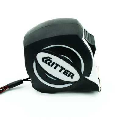 Рулетка измерительная Ritter Eco 5х25 мм (упрочненное полотно с нейлоновым покрытием, обрезин. ударо МОТОУДАЧА. Магазин мототехники и садового инвентаря с доставкой по всей России