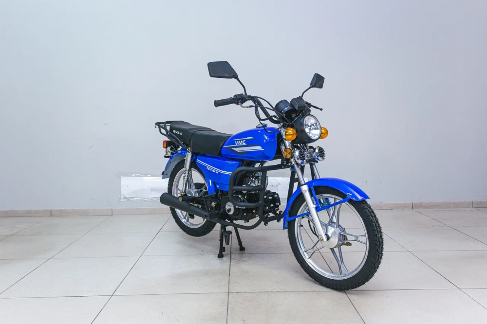 Мопед VMC RIVA II CM48Q 48см3 (110) дуги СИНИЙ МОТОУДАЧА. Магазин мототехники и садового инвентаря с доставкой по всей России