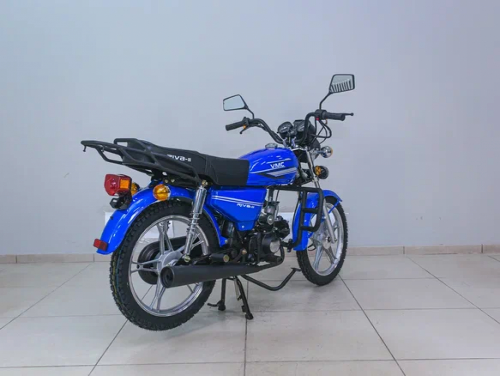 Мопед VMC RIVA II CM48Q 48см3 (110) дуги СИНИЙ МОТОУДАЧА. Магазин мототехники и садового инвентаря с доставкой по всей России
