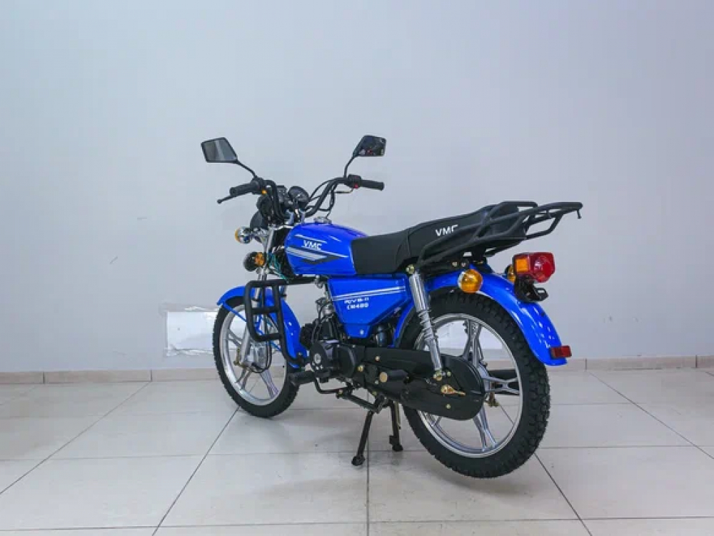 Мопед VMC RIVA II CM48Q 48см3 (110) дуги СИНИЙ МОТОУДАЧА. Магазин мототехники и садового инвентаря с доставкой по всей России