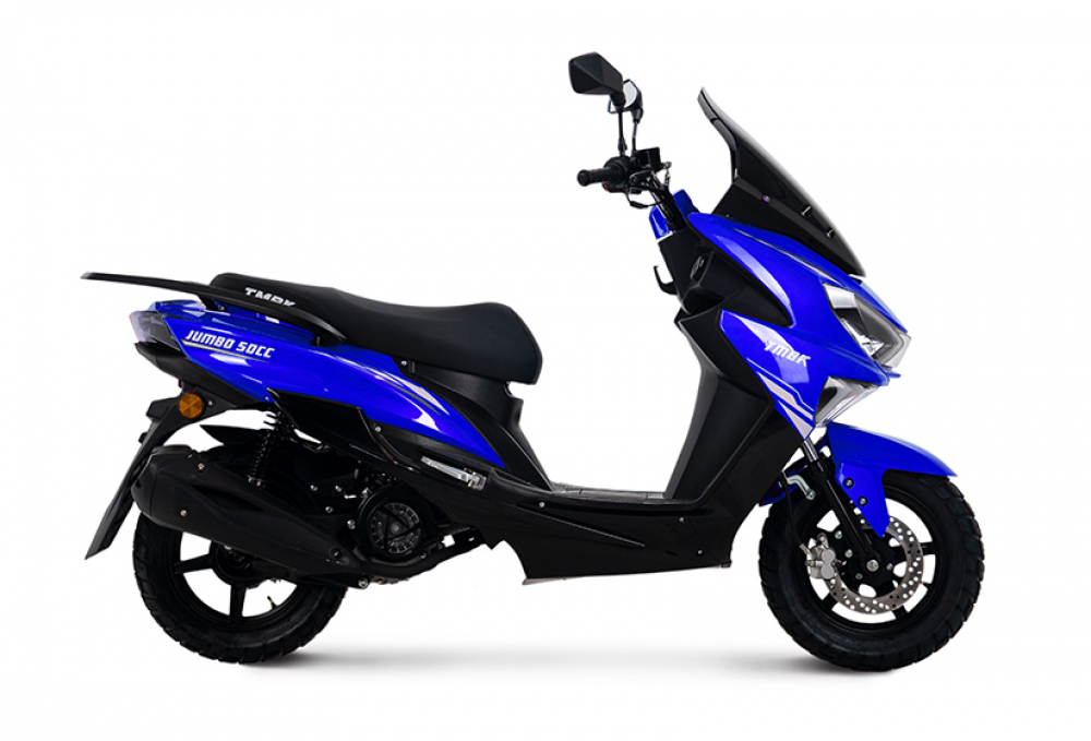 Скутер TMBK SCOOTER  JUMBO 50cc Blue Black МОТОУДАЧА. Магазин мототехники и садового инвентаря с доставкой по всей России