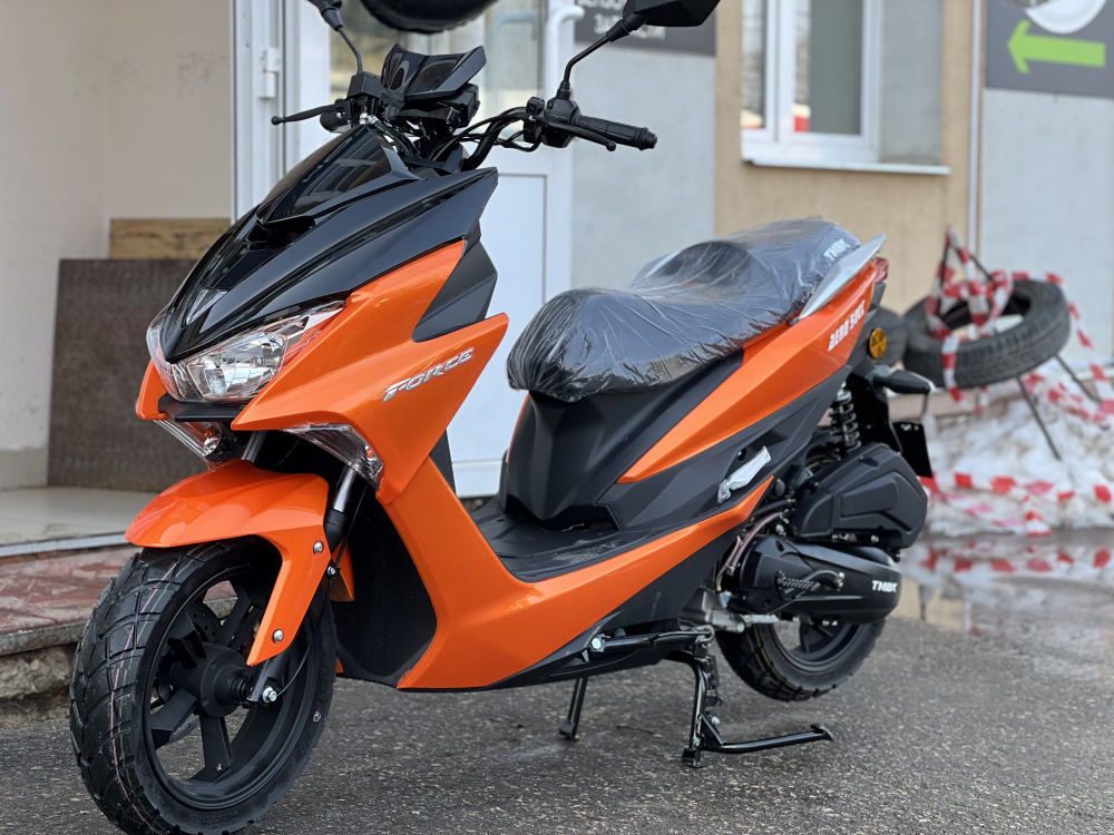 Скутер TMBK SCOOTER AERO 50cc Orange/Black МОТОУДАЧА. Магазин мототехники и садового инвентаря с доставкой по всей России