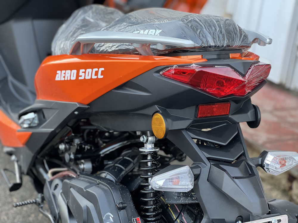 Скутер TMBK SCOOTER AERO 50cc Orange/Black МОТОУДАЧА. Магазин мототехники и садового инвентаря с доставкой по всей России