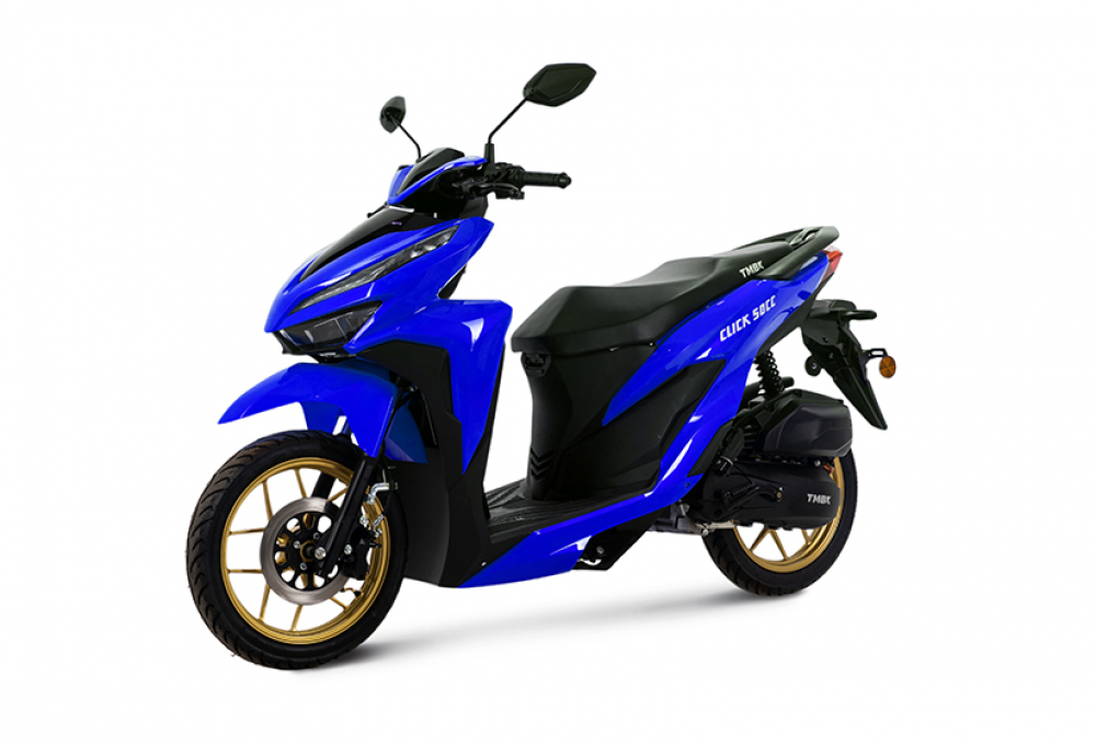 Скутер TMBK SCOOTER CLICK 50cc Blue Black МОТОУДАЧА. Магазин мототехники и садового инвентаря с доставкой по всей России