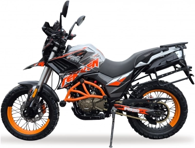 МОТОЦИКЛ FUEGO TEKKEN 3.0 (ОРАНЖЕВО-СЕРЫЙ) МОТОУДАЧА. Магазин мототехники и садового инвентаря с доставкой по всей России