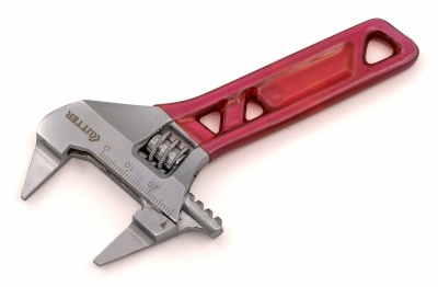 Ключ разводной Ritter Ultra Slim 200 мм / 8" (ультратонкие губки, укороч. рукоятка, сталь CR-V, хром МОТОУДАЧА. Магазин мототехники и садового инвентаря с доставкой по всей России