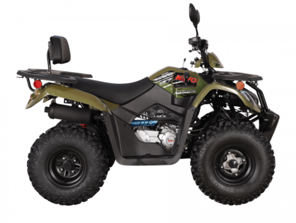 Квадрицикл KAYO AU200 спинка зеленый пластик ПТС МОТОУДАЧА. Магазин мототехники и садового инвентаря с доставкой по всей России