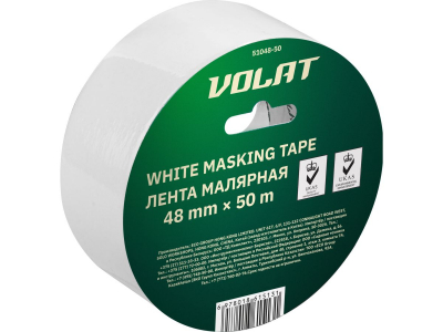 Лента малярная 48ммх50м белая ВОЛАТ МОТОУДАЧА. Магазин мототехники и садового инвентаря с доставкой по всей России