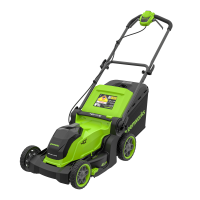 Газонокосилка аккумуляторная Greenworks GD40LM411, 40V, бесщеточная, 41 см, c 1хАКБ 4Ач и ЗУ МОТОУДАЧА. Магазин мототехники и садового инвентаря с доставкой по всей России