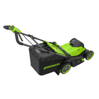 Газонокосилка аккумуляторная Greenworks GD40LM411, 40V, бесщеточная, 41 см, c 1хАКБ 4Ач и ЗУ МОТОУДАЧА. Магазин мототехники и садового инвентаря с доставкой по всей России