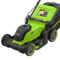 Газонокосилка аккумуляторная Greenworks GD40LM411, 40V, бесщеточная, 41 см, c 1хАКБ 4Ач и ЗУ МОТОУДАЧА. Магазин мототехники и садового инвентаря с доставкой по всей России