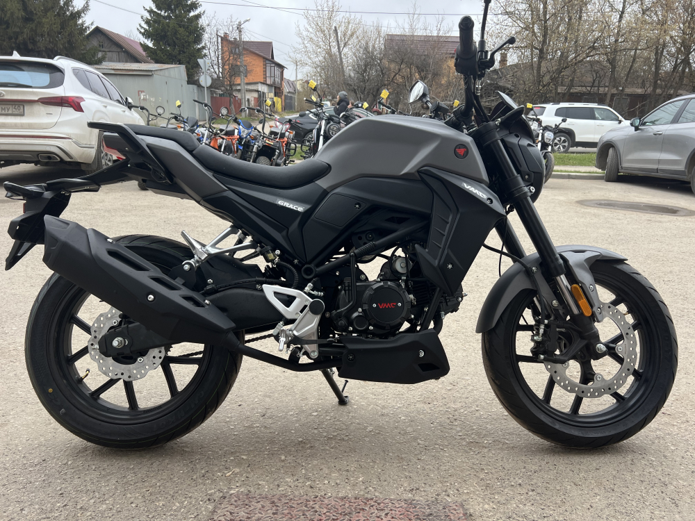 Мопед VMC GRACE BY49Q-A 49,5 см3 СЕРИЯ Y1250 (LED фар /сиг пов./пан.приб;пер./зад диск.тор.) (MATT G МОТОУДАЧА. Магазин мототехники и садового инвентаря с доставкой по всей России