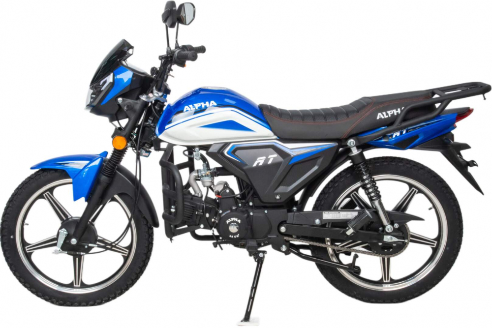 Мопед Motoland Альфа RT 11 (LM48-B) синий (A) МОТОУДАЧА. Магазин мототехники и садового инвентаря с доставкой по всей России
