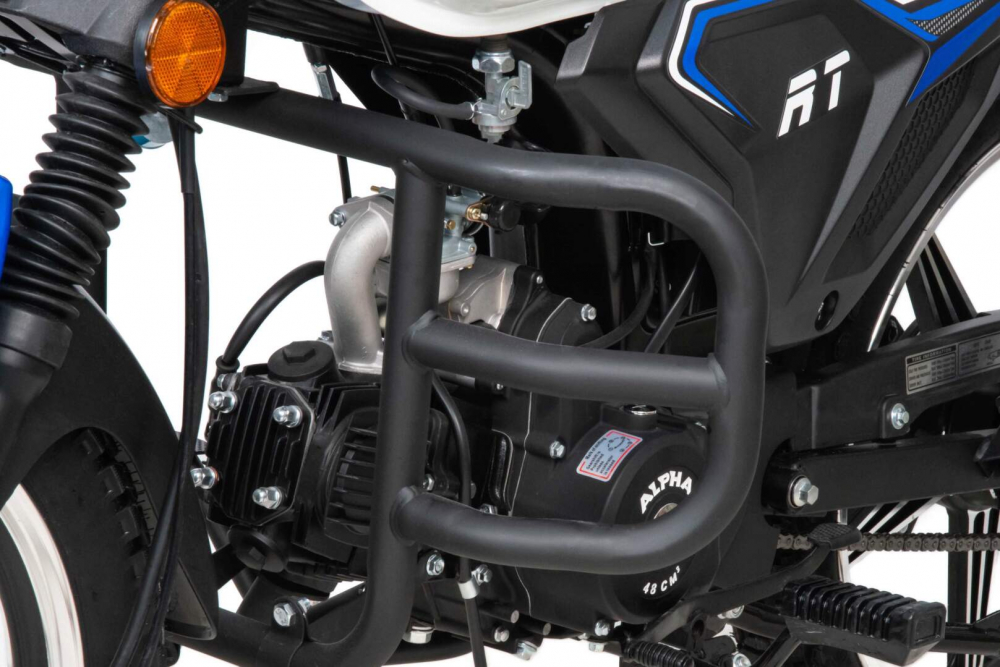 Мопед Motoland Альфа RT 11 (LM48-B) синий (A) МОТОУДАЧА. Магазин мототехники и садового инвентаря с доставкой по всей России