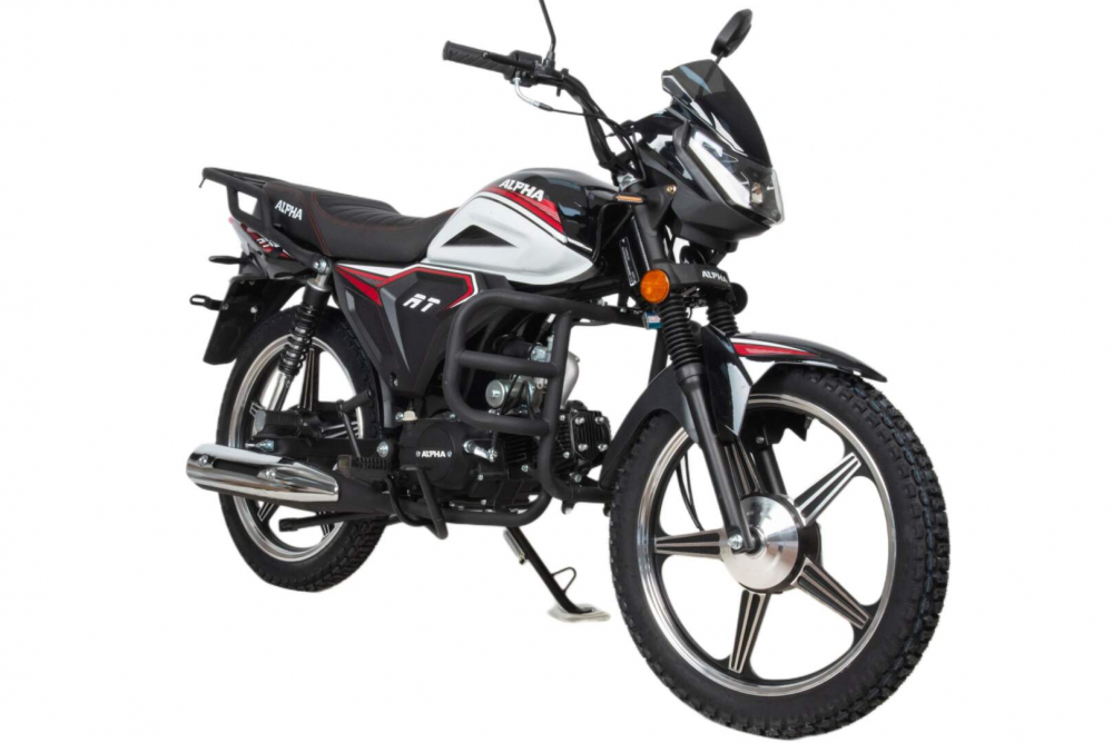 Мопед Motoland Альфа RT 11 (LM48-B) черный  (A) МОТОУДАЧА. Магазин мототехники и садового инвентаря с доставкой по всей России