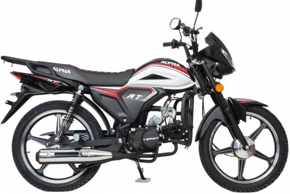 Мопед Motoland Альфа RT 11 (LM48-B) черный  (A) МОТОУДАЧА. Магазин мототехники и садового инвентаря с доставкой по всей России