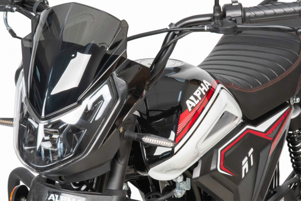 Мопед Motoland Альфа RT 11 (LM48-B) черный  (A) МОТОУДАЧА. Магазин мототехники и садового инвентаря с доставкой по всей России