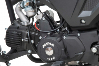 Мопед Motoland Альфа RT 11 (LM48-B) черный  (A) МОТОУДАЧА. Магазин мототехники и садового инвентаря с доставкой по всей России