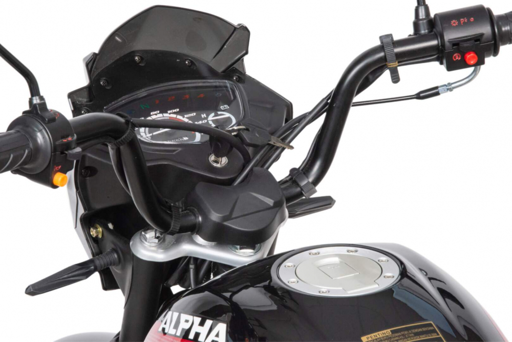 Мопед Motoland Альфа RT 11 (LM48-B) черный  (A) МОТОУДАЧА. Магазин мототехники и садового инвентаря с доставкой по всей России