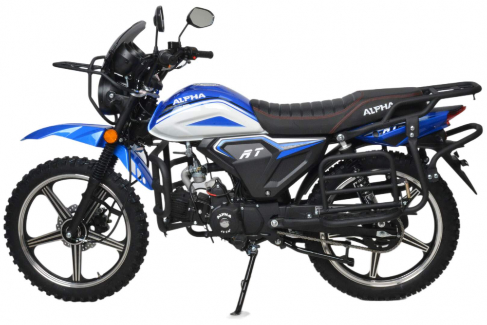 Мопед Motoland Альфа RT Forester 11 (LM48-B) синий (A) МОТОУДАЧА. Магазин мототехники и садового инвентаря с доставкой по всей России