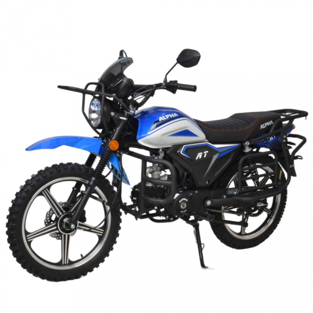 Мопед Motoland Альфа RT Forester 11 (LM48-B) синий (A) МОТОУДАЧА. Магазин мототехники и садового инвентаря с доставкой по всей России