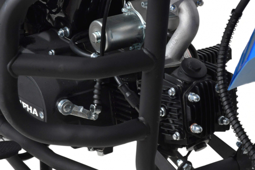 Мопед Motoland Альфа RT Forester 11 (LM48-B) синий (A) МОТОУДАЧА. Магазин мототехники и садового инвентаря с доставкой по всей России