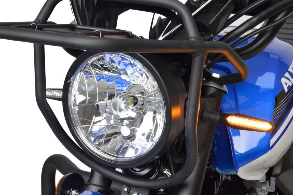 Мопед Motoland Альфа RT Forester 11 (LM48-B) синий (A) МОТОУДАЧА. Магазин мототехники и садового инвентаря с доставкой по всей России